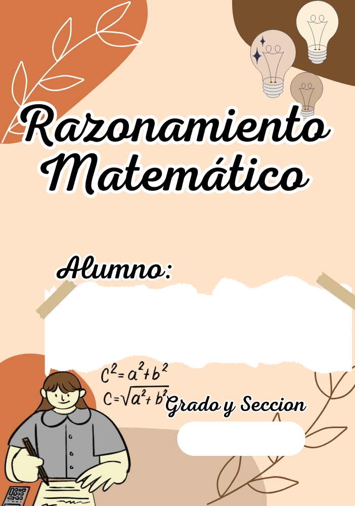 Portada de cuaderno de Secundaria lista para imprimir