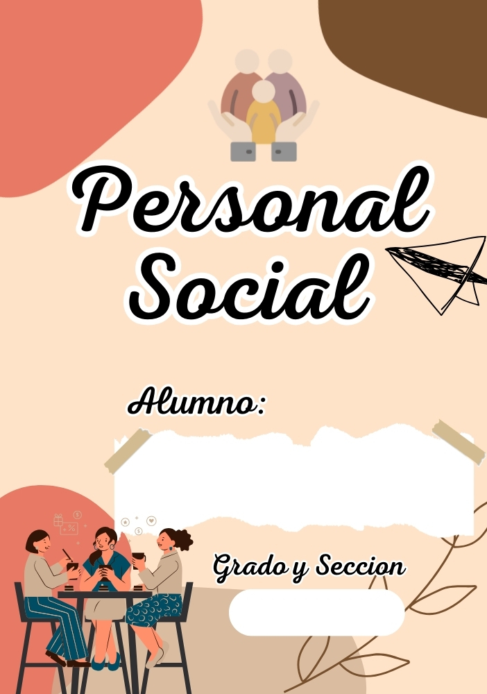 Portada de Secundaria para cuaderno tamaño A4