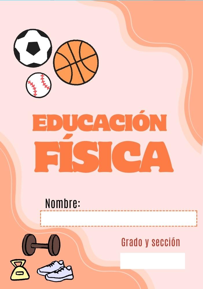 Portada de cuaderno temática Secundaria para imprimir