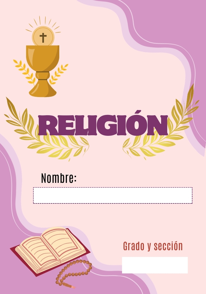 Portada de Secundaria para cuaderno de clases