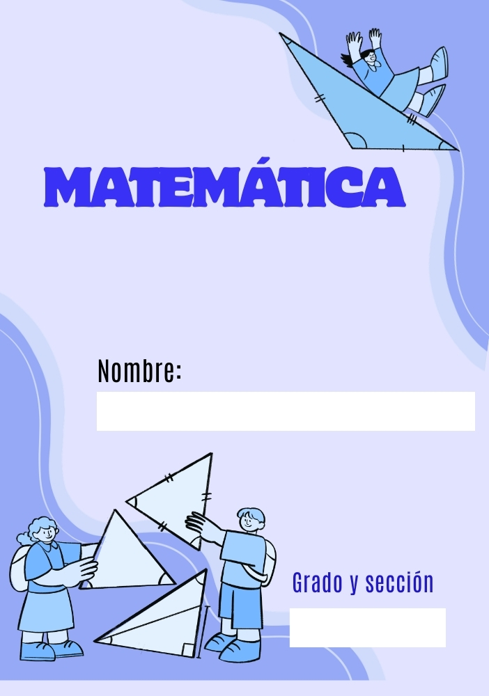 Portada bonita de Secundaria para cuaderno