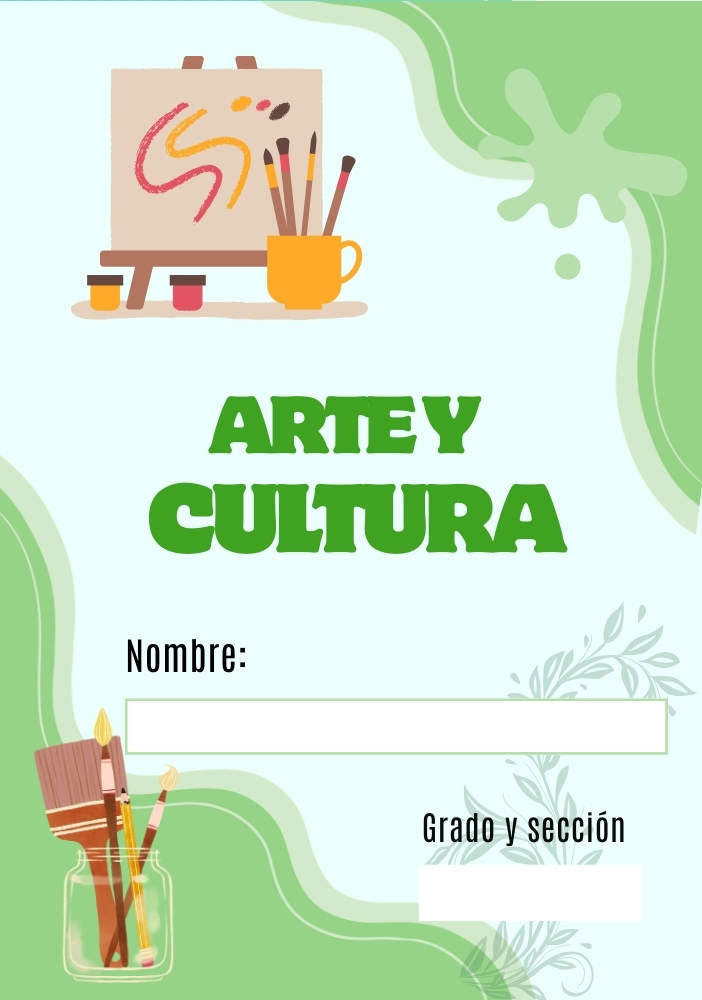 Portada de cuaderno de Secundaria para niños