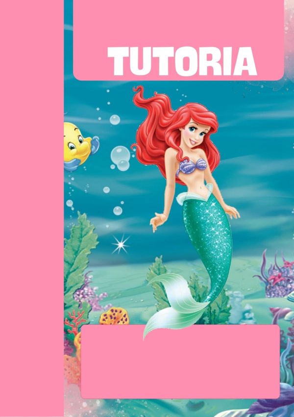 Portadas de La Sirenita para cuadernos