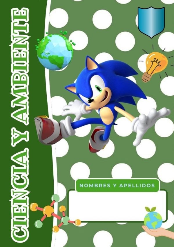 Portadas de Sonic para imprimir en A4