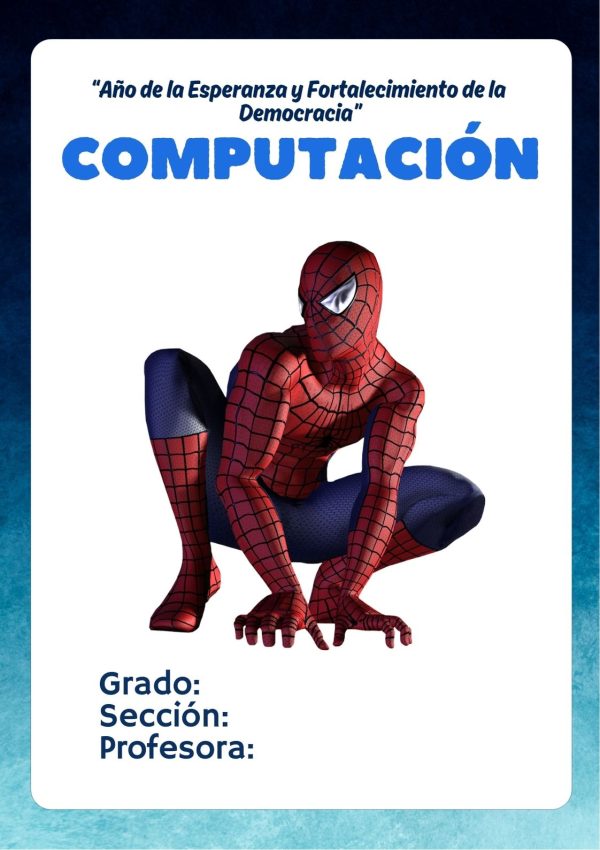 Portada de cuaderno de Avengers para niños