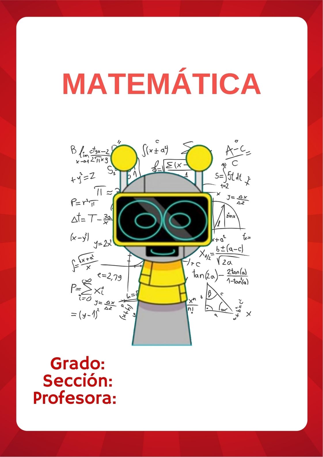 Portada de Sprunki para cuadernos escolares