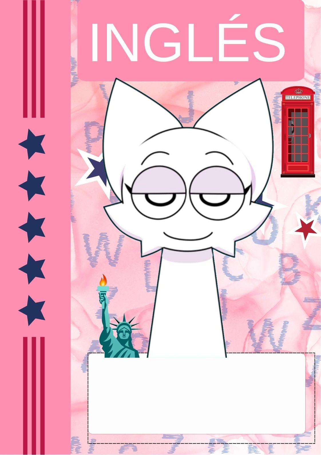 Portada bonita de Sprunki para cuaderno
