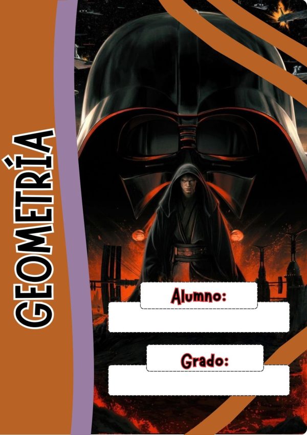 Portada de cuaderno de Star Wars para imprimir