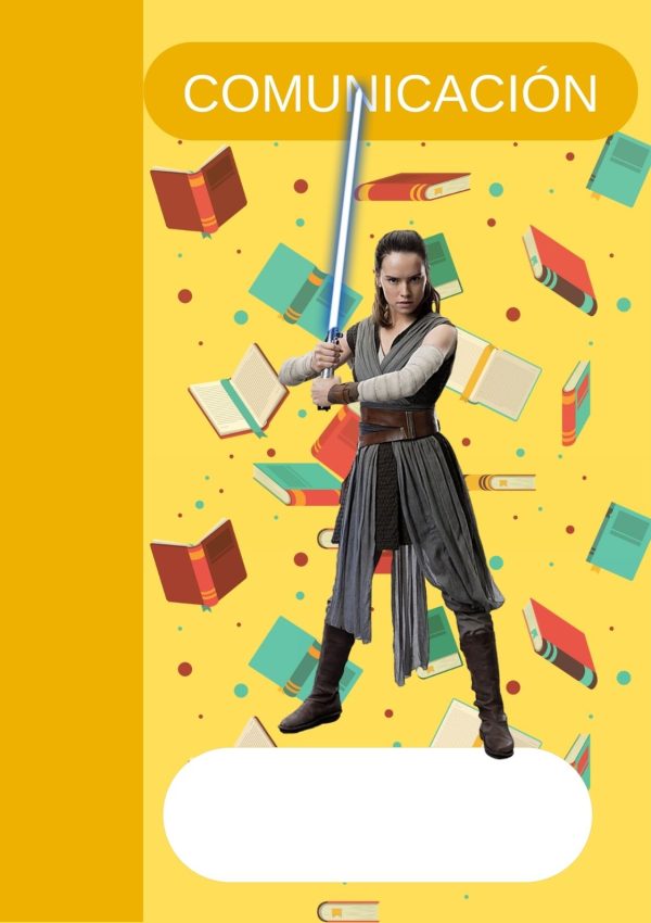 Portada decorativa de Star Wars para cuaderno