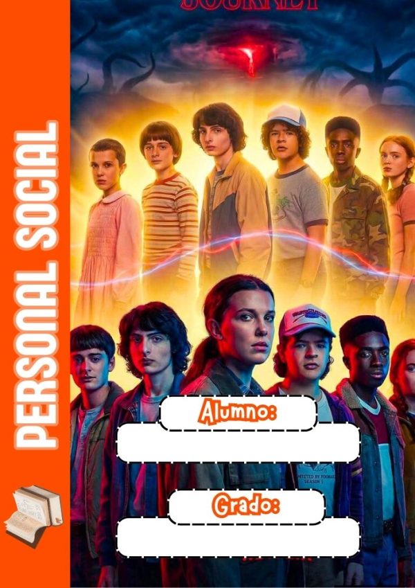 Portadas de Stranger Things para imprimir en A4