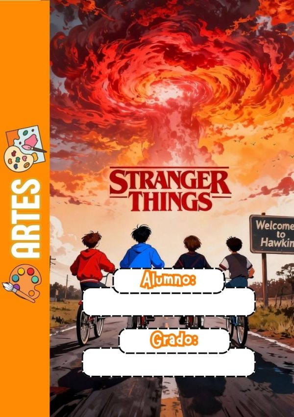 Portadas de Stranger Things para cuadernos
