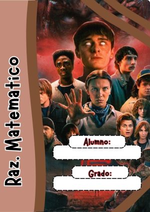 Portada de cuaderno Stranger Things para imprimir gratis