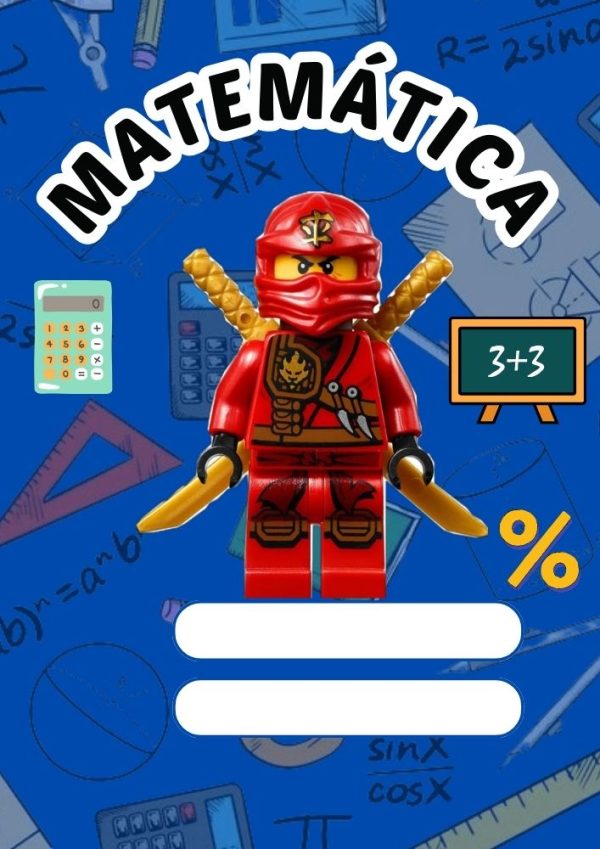 Portada de LEGO para cuadernos de primaria