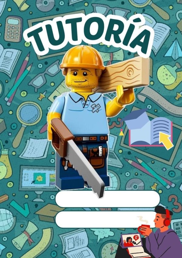 Portada bonita de LEGO para cuaderno