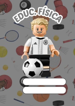 Portadas escolares de LEGO para imprimir