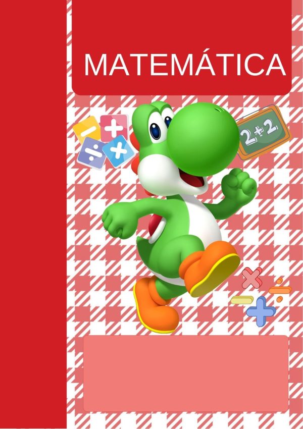 Portada decorativa de Mario Bros para cuaderno
