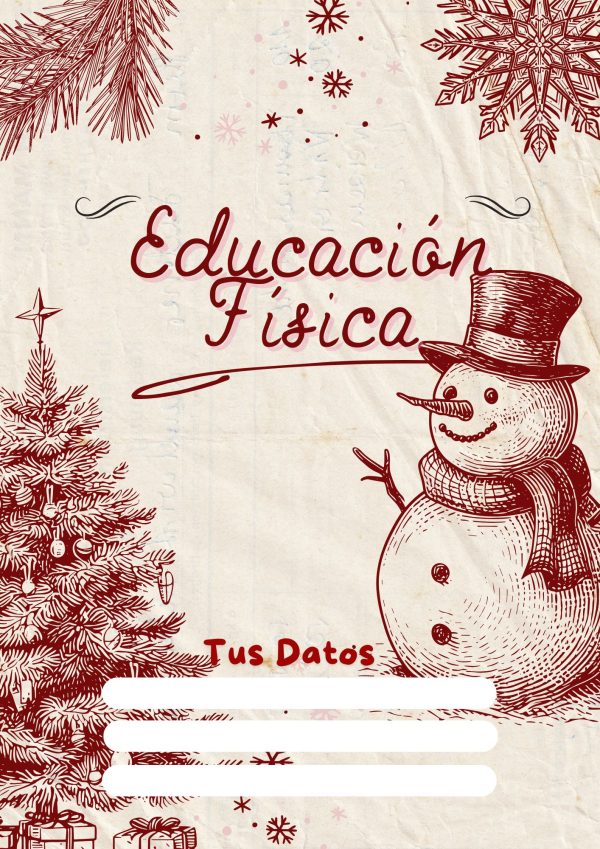 Portadas de Navidad para Educación Fisica
