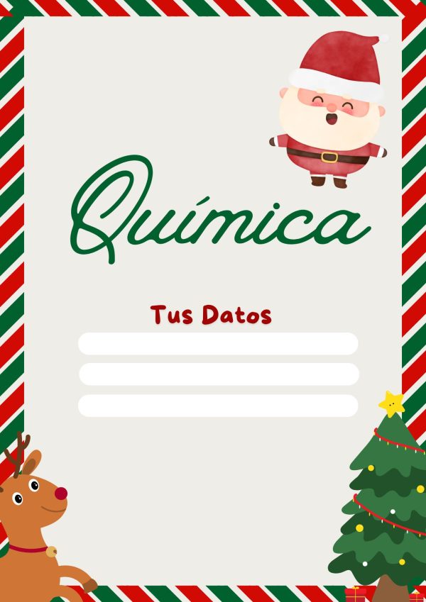 Portadas de Navidad para Quimica