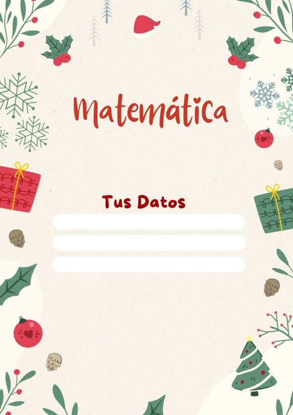 Portadas de Navidad para Matematica