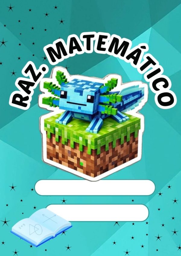 Portada de cuaderno Minecraft para imprimir gratis