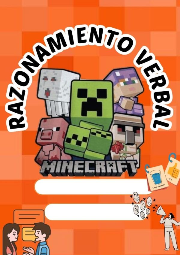 Portada bonita de Minecraft para cuaderno