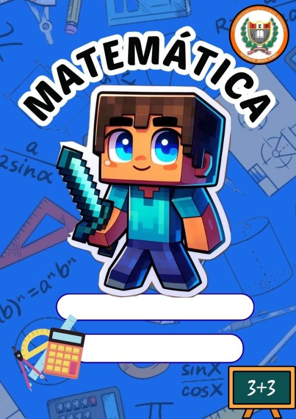 Portada de cuaderno de Minecraft para imprimir