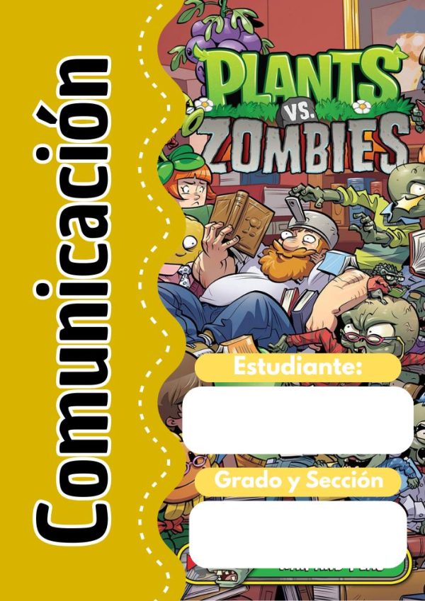 Portadas de plantas-vs-zombies para imprimir en A4