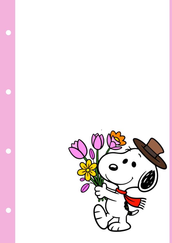 Portadas de snoopy para cuadernos