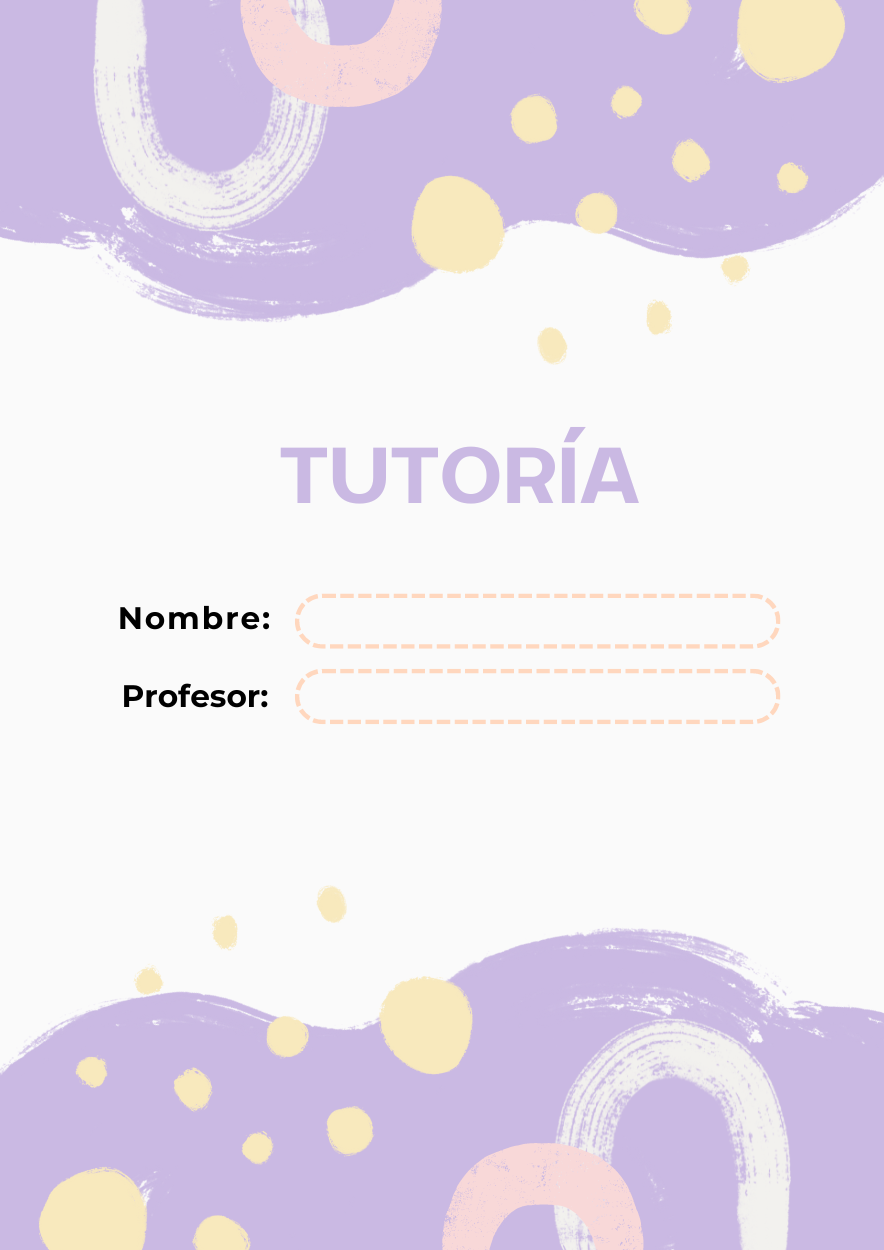 Portada de Tutoría
