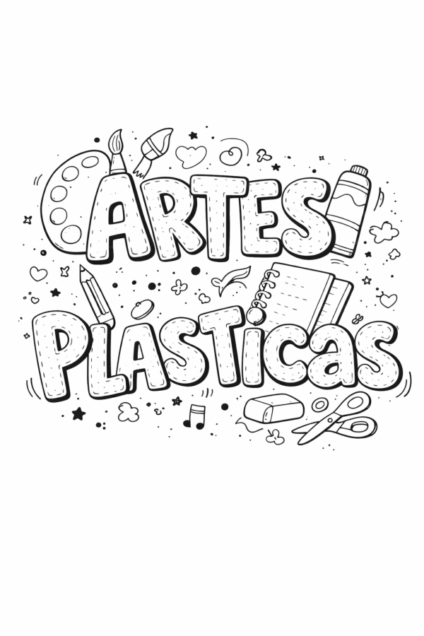Titulos para colorear de artes plasticas