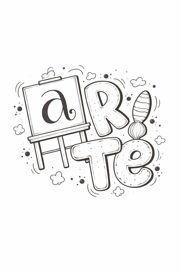 Titulos para colorear de arte